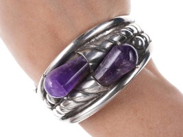 c1940&#39;s William Spratling(1900-1967) Taxco Sterling and amethyst bangle - $2,546.78
