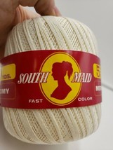 NEW South Maid Mercerized Cotton Thread -- 550 Yds. White Color D. 54 - £7.81 GBP