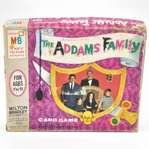 Vintage 1965 Milton Bradley The Addams Family Card Game 4536 Complete w Box - $29.69
