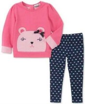 Kids Headquarters Little Sweater and Printed Leggings Set, Size 5T - £17.13 GBP