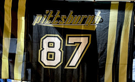 Pittsburgh Penguins 3x5 ft Flag Banner Sidney Crosby NHL - £7.83 GBP