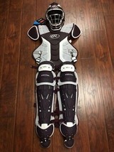 Rawlings Pro Preferred MLB baseball catchers gear set Maroon Adult Ages ... - $284.99