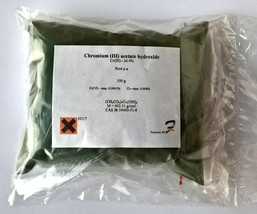 100g. Chromium(III) acetate hydroxide, Cr 24%, pure p.a. 50-100-200g 394... - $35.00