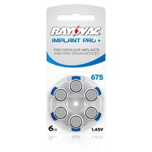 Rayovac Size 675P Cochlear Implant Hearing Aid Batteries - 60 Batteries - $34.93