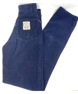 Vintage Levi Jeans Women&#39;s Size 3 High Waisted Corduroy Pants Straight L... - $87.22 CAD
