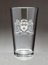 Fraser Irish Coat of Arms Pint Glasses (Sand Etched) - £54.23 GBP