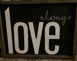 Brand New 12/16 Always Love Framed Picture  - £12.39 GBP