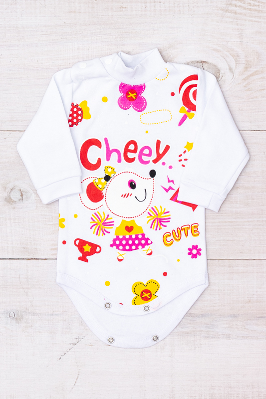 Bodysuit (infant girls), Winter,  Nosi svoe 9545-023-33-5 (bilyj-myshka) - $11.58