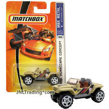 2007 Matchbox Mbx Metal 1:64 Scale Die Cast Suv #66 Tan Jeep Hurricane Concept - £15.75 GBP
