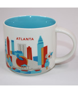 Starbucks Atlanta You Are Here Collection 14oz Ceramic Coffee Mug Tea Cu... - £10.59 GBP