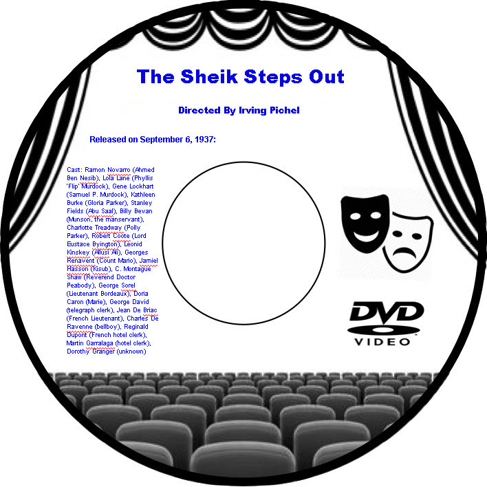 The Sheik Steps Out 1937 DVD Film Romantic Comedy Adventure Irving Pichel Ramon