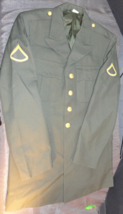 Usgi Us Army Authorized Serge AG-344 Dress Green Uniform Jacket Coat 39L - £26.23 GBP