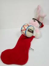 Energize Bunny Vintage Christmas Stocking Plush Pink Bunny Missing Drum ... - £21.74 GBP