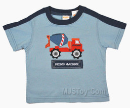 NWT GYMBOREE Mixing Machine Mixer Truck T-Shirt 12-18M - £10.19 GBP