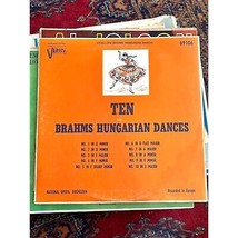 Ten Brahms Hungarian Dances-National Opera Orchestra 69106 Varsity 10&quot; Vinyl Lp - £23.59 GBP