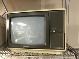 Electrohome 38-G 12-002-01 color monitor mfg oct 1981 used as cga pc mon... - $485.10