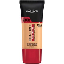 L&#39;Oreal Paris Cosmetics Makeup Infallible Pro-Matte Liquid Longwear Foun... - $13.99