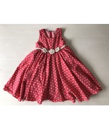 Girl Sleeveless Polka Dot Pink Toddler Dress - Size 3 - EUC - $5.99