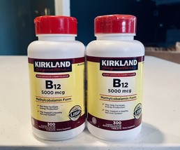 2 Kirkland Signature Sublingual Quick Dissolve B 12 5000 mcg, Cherry, 300 Tabs - $39.26