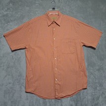Tricots St Raphael Mens Camp Shirt Size Large Short Sleeve Spread Collar Casual - £15.60 GBP