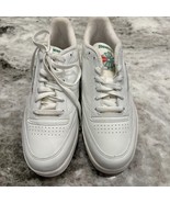 Reebok Club C  Vintage Mens 8 White Leather Lifestyle Sneakers Shoes Vin... - $80.61 CAD