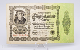 Germany  Banknote 50000 Mark 1922  Large Note ~ Circulated - $9.89