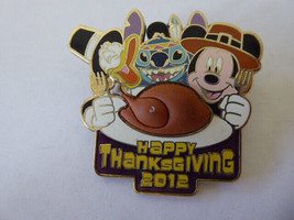 Disney Trading Pins 93183     Happy Thanksgiving 2012 - Donald, Stitch, and Mick - £14.82 GBP