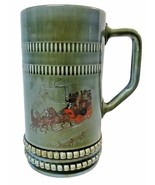 Large Wade Irish Porcelain Mug Stein Tankard Ireland Stagecoach Horse Ca... - $24.00