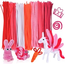 Craft Pipe Cleaner 700 Pcs Chenille Stems 7 Colors Pipe Cleaners(6 mm x 12 inch) - £7.90 GBP