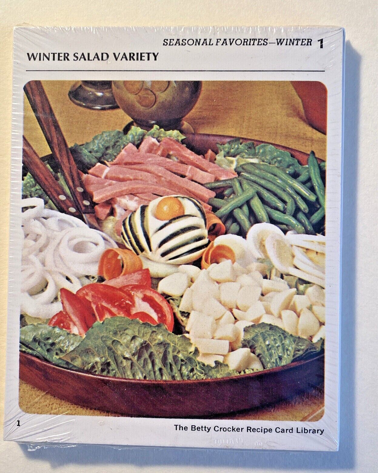 Betty Crocker Recipe Replacement Cards &quot;Seasonal Favorites-Winter&quot; 1971  - $5.00