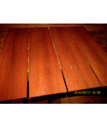 PACKAGES OF THIN PREMIUM KILN DRIED, SANDED EXOTIC AFRICAN MAHOGANY LUMBER - $44.54+