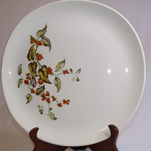 Vintage Crooksville Iva Lure Bittersweet Serving Large Plate Round And C... - £4.75 GBP