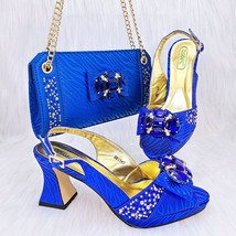 Lastest Italian Design Fashion Style Ladies Shoes with Matching Bag Set Nigerian - £113.80 GBP