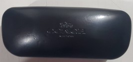 Coach New York Black Hard Clamshell Eye Glass Case Eyeglass Sun Glasses ... - $9.99