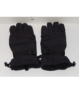 Womens Primaloft Winter Snow Ski Gloves Black Size Large GUC - $27.68 CAD