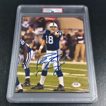 Peyton Manning Signed 8x10 Photo PSA/DNA Encapsulated Auto Grade 10 Gem Mint - £548.54 GBP