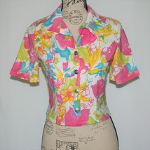 Unbranded Women&#39;s Floral Cropped Jacket size S - £6.30 GBP