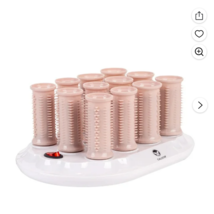 Calista Tools Ion Hot Rollers 12 - 1" Short, 1.25" Medium Clips Pink - $39.48