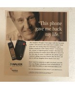 2000 Radio Shack Walker phone Telephone Vintage Print Ad  pa27 - $7.91