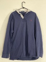 Polo by Ralph Lauren Sweater Top XL Men Blue White  - £12.34 GBP