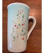 Starbucks Tall Coffee Mug Cup Pastel Green Christmas Tree Holiday 16 oz ... - $224.96 MXN
