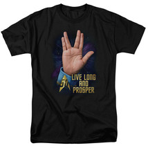Star Trek Original Series 50th Live Long and Prosper hand logo T-Shirt NEW - £15.50 GBP