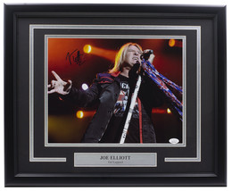 Joe Elliott Firmato Incorniciato 11x14 Def Leppard Foto JSA ITP - £231.83 GBP