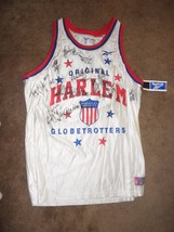 Nwt Vintage Reebok #27 Harlem Globetrotters Basketball Jersey Signed Xl - $108.90
