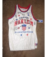 NWT Vintage Reebok #27 HARLEM GLOBETROTTERS Basketball Jersey  signed  XL - $2,073.40 MXN