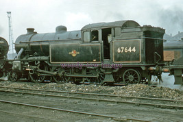 pu3397 - Engine No.67644, at Eastfield Shed in Glasgow - photograph 6x4 - $2.80