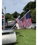 5&#39; Pontoon Boat Aluminum Flag Pole Kit with American Flag - $119.99