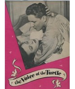 The Voice of the Turtle  Souvenir Program 1940&#39;s Crawford Ryder Walter - £18.74 GBP