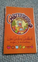 VTG 1977 Oster Osterizer Blender Cookbook Spin Cookery Paperback - $14.99