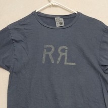 RRL Ralph Lauren Tube T Shirt Mens S Small Blue Double RL  - $74.87
